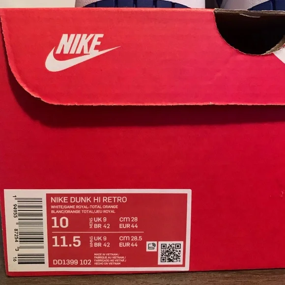 Nike Dunk High “Game Royal” - Picture 9 of 12